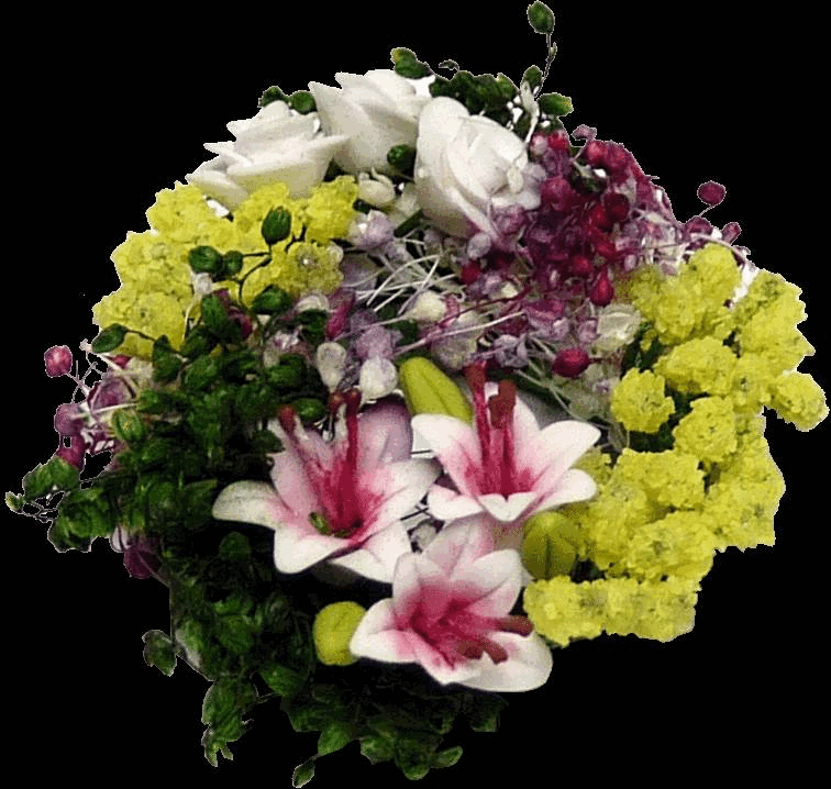 Colorful Floral Wreath