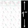 1/4'' Scale Wallpaper-Baby Rattles/6 Pc