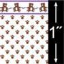 1/4'' Scale Wallpaper-Sugar Bear/6 Pc