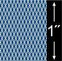 1/4'' Scale Wallpaper- Lattice Reverse Midnight/6 Pc