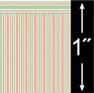 1/4'' Scale Wallpaper-Sherbet/6 Pc