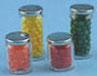 4 Glass Quart and Pint Preserves