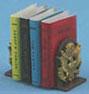 Bookends with Four Books