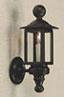 Black Brass Coach Lamps/2 Pc