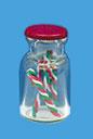 Candy Canes in Jar