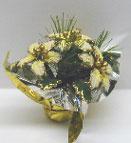 Cream Poinsettia in Foil