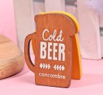 (image for) 2 Sided Cold Beer / Draft Beer Standing Sign