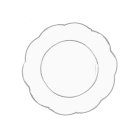 (image for) Clear Salad Plates 12pc