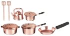 (image for) Metal Cookware Copper 10pc
