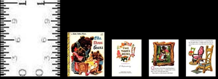 (image for) The Three Bears Little Golden Book