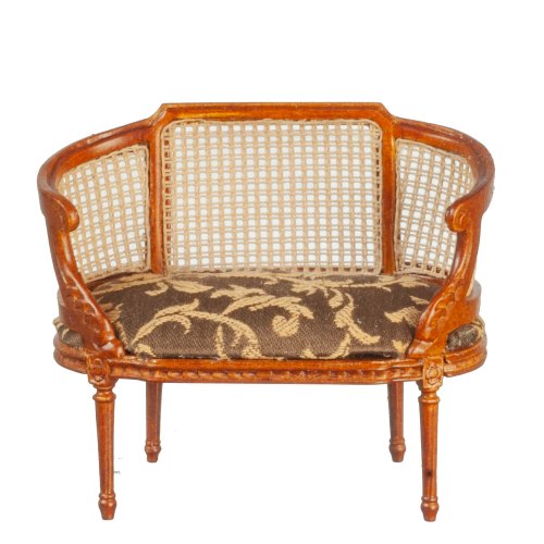 (image for) Louis XIV Small Settee - Walnut