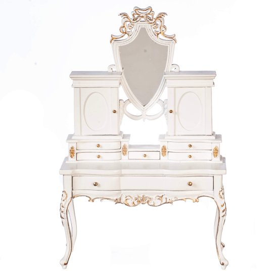 (image for) Art Deco Dressing Table - White