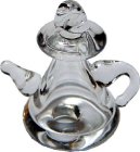 (image for) 1/2 in Scale Clear Glass Teapot