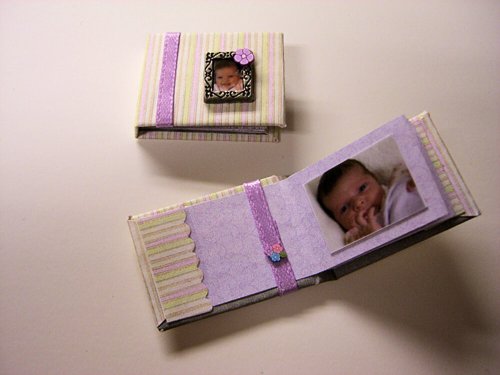 Scrapbook Album - Baby Book  Mary's Dollhouse Miniature Accessories