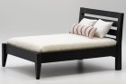 (image for) Double Bed w/ 3 Pillows - Black Painted
