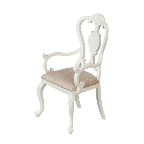 (image for) Victorian Balloon Armchair - White