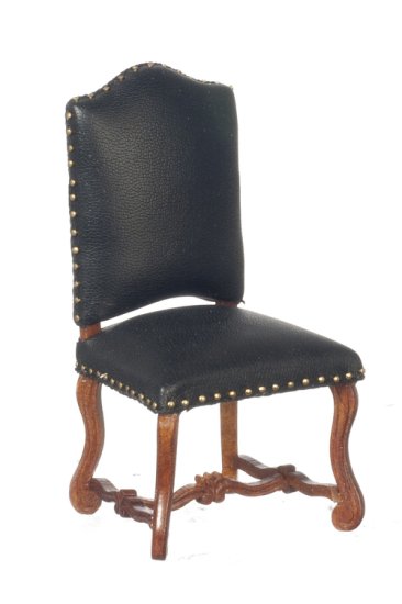 (image for) Spanish Upholstered Side Chair - Walnut