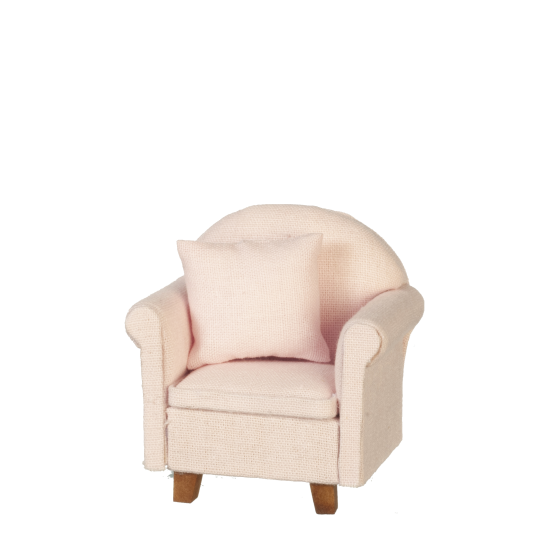 (image for) Pink Chair With Pillow