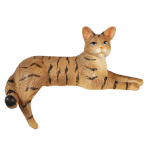 Tabby Cat Back Leg Down (image for) Tabby Cat Back Leg Down
