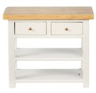(image for) Kitchen Counter Work Table - White & Oak