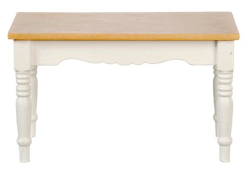 (image for) Rectangular Dining Table - White & Oak