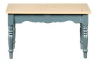 (image for) Rectangular Dining Table - Blue & Oak
