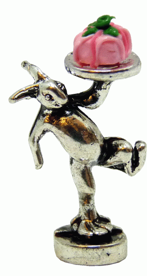 (image for) Rabbit Candlestick Holder with Petit Four