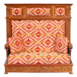 (image for) Tudor Hall Couch Upholstered - Walnut