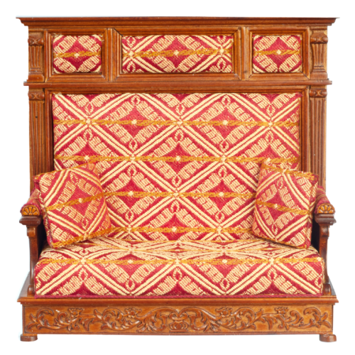 (image for) Tudor Hall Couch Upholstered - Walnut