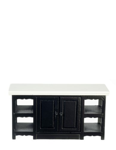 (image for) Kitchen Center Island - Black