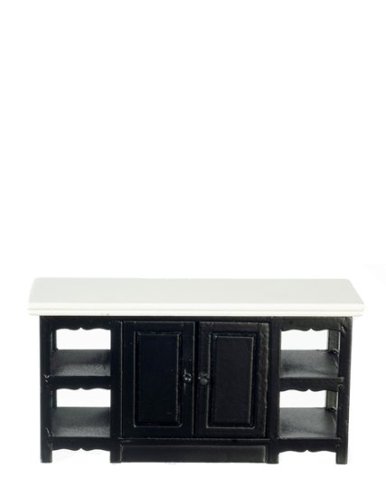 (image for) Kitchen Center Island - Black