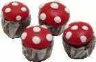 (image for) Mushroom Cupcakes 4pc