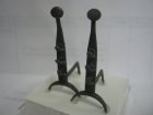 (image for) Andirons w/ Spit Hooks - 2pc