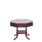 (image for) William IV Octagonal Rent/Drum Table w/ Drawers - Mahogany