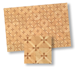 (image for) Faux Diamond Parquet Flooring Sheet