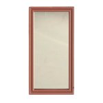 (image for) Rectangular Wall Mirror - Brown