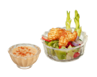 (image for) Chicken Topped Salad w/ Thousand Island Dressing