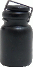 (image for) Black Glass Canning Jar Large