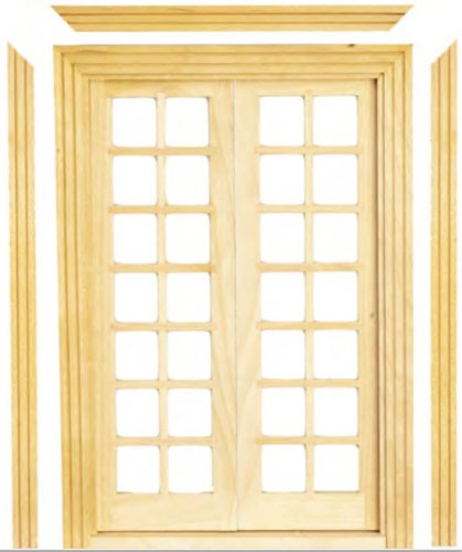 (image for) French Double Doors - Unfinished