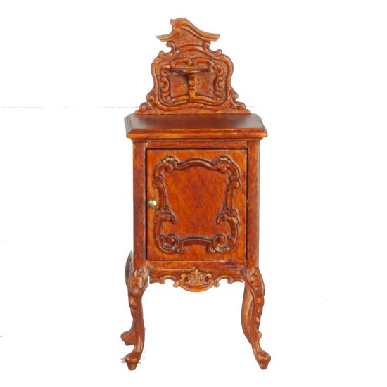 (image for) French Provincial Bedside Cabinet - Walnut