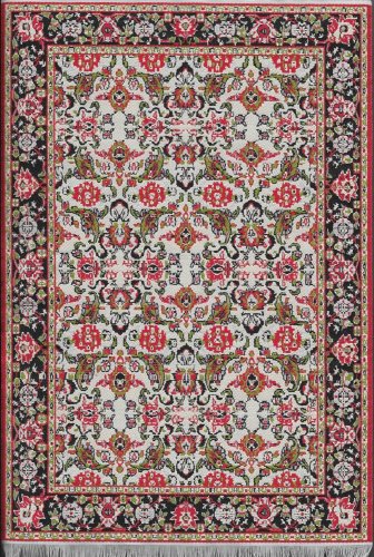 (image for) Turkish Area Rug - Red & Black