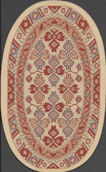 (image for) Turkish Oval Throw Rug