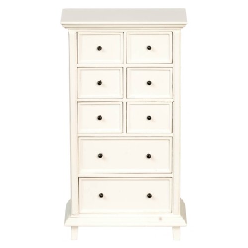 (image for) American Victorian Chest of Drawers - White