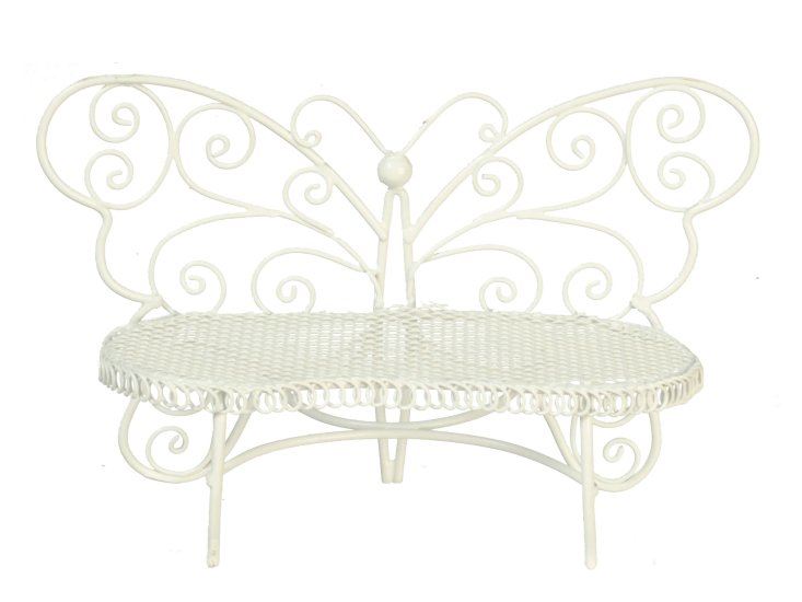 (image for) Butterfly Bench - White