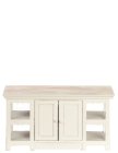 (image for) Center Island - White w/ Marble Top