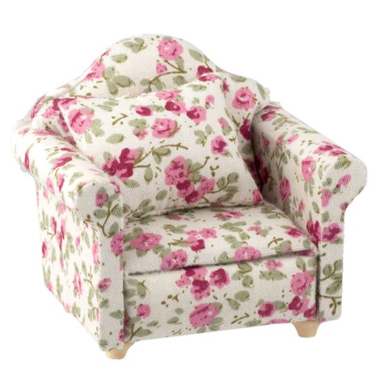 (image for) Rose Floral Club Chair