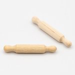 (image for) Wooden Rolling Pin - Unfinished - 2pc