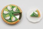 Lime Pie w/ Serving Slice on Dessert Plate (image for) Lime Pie w/ Serving Slice on Dessert Plate