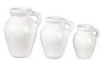 (image for) White Crock Jug Set Graduated - 3pc