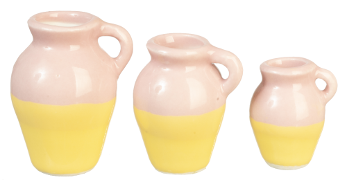 (image for) Lemon Bottom Crock Jug Set Graduated - 3pc